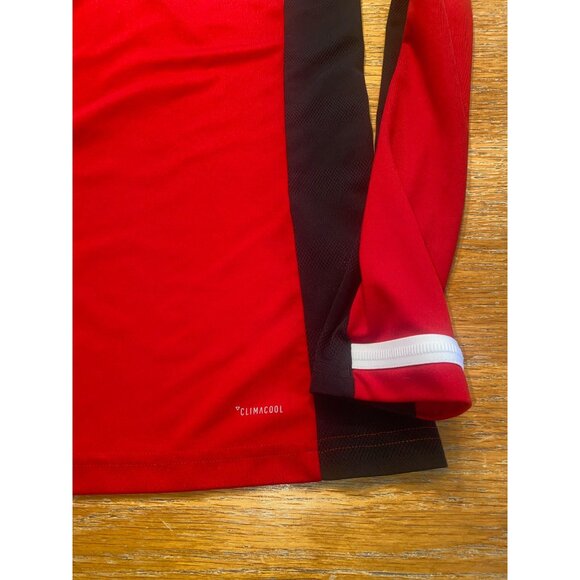 Adidas Red Rutgers Cheer Climalite Long Sleeve Pullover - Picture 3 of 5